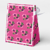 lichtsima roze bloemfluitpatroon Birthday Gift/ Bedankdoosjes (Achterkant)