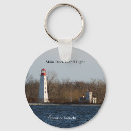 Lichtsleutel van Duck Island Sleutelhanger
