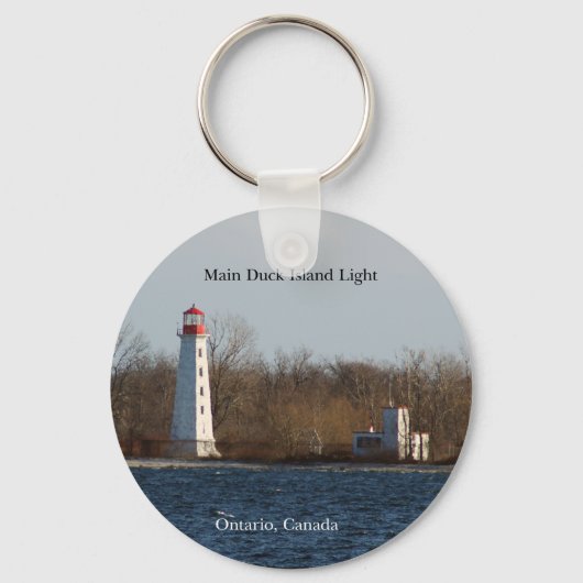 Lichtsleutel van Duck Island Sleutelhanger (Voorkant)