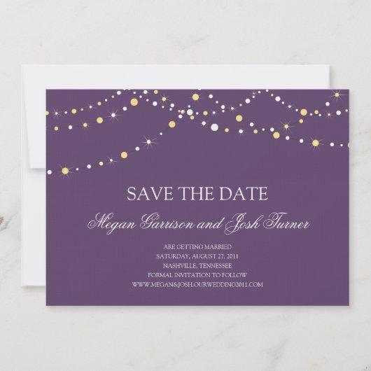 Lichtslinger Save the Date Kaart (Voorkant)