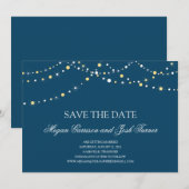 Lichtslingers Save the Date (Voorkant / Achterkant)