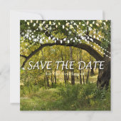Lichtslingers, Vuurtjes redden de datumkaart Save The Date (Voorkant)