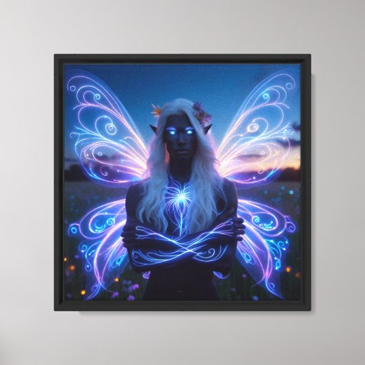 lichtsluier canvas afdruk (Voorkant)