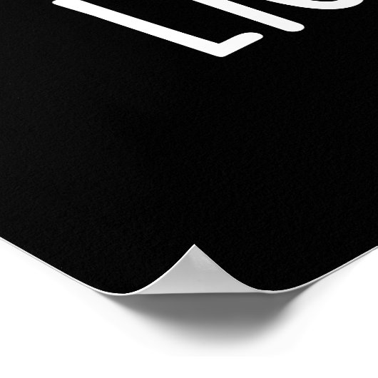 Lichtsnelheid Funny Running Bulb Pun Dark BG Poster (Hoek)