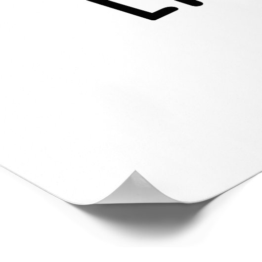 Lichtsnelheid Funny Running Bulb Pun Poster (Hoek)