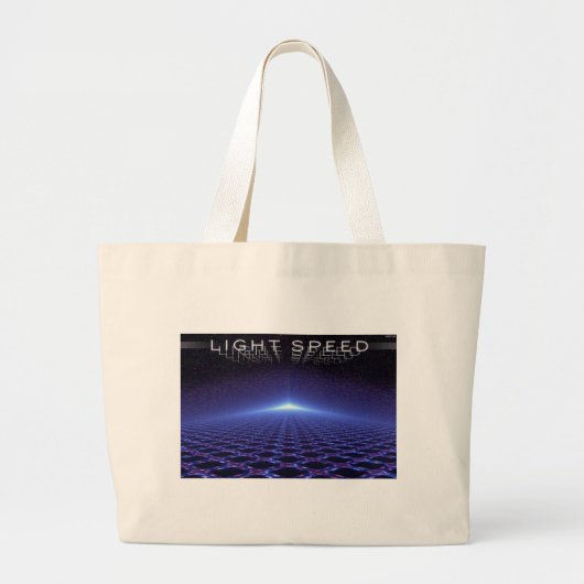 Lichtsnelheid Grote Tote Bag (Voorkant)