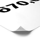 Lichtsnelheid Poster (Hoek)