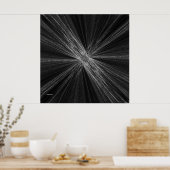 Lichtsnelheid Poster (Keuken)