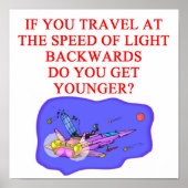 Lichtsnelheid Poster (Voorkant)