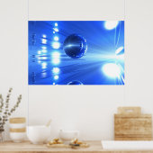 Lichtsnelheid Poster (Keuken)