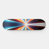 Lichtsnelheidsstrepen Kunst Persoonlijk Skateboard (Horizontaal)