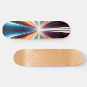 Lichtsnelheidsstrepen Kunst Persoonlijk Skateboard (Horizontaal)