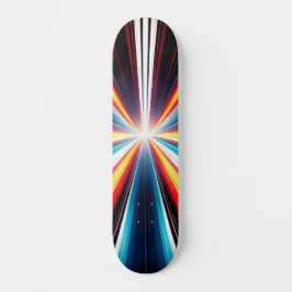 Lichtsnelheidsstrepen Kunst Persoonlijk Skateboard