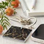 Lichtspoor Abstracte fotografie Sleutelhanger (Voorkant Rechts)