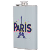 Lichtstad: Bold Paris Typography Art Heupfles (Links)