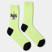 Lichtstad: Bold Paris Typography Art Sokken (Rechts)