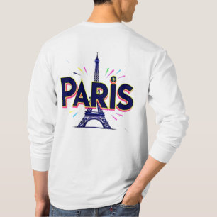 Lichtstad: Bold Paris Typography Art T-shirt