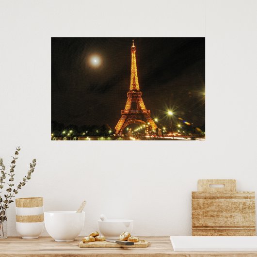 Lichtstad Poster (Keuken)