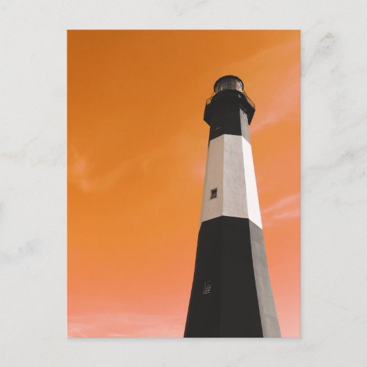 lichtstation van tybee briefkaart (Voorkant)
