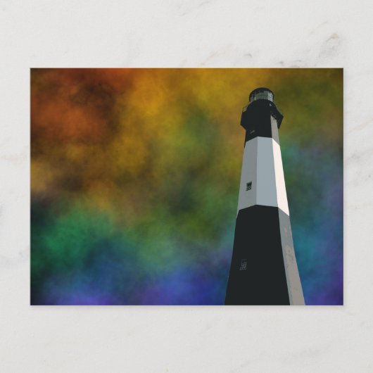 lichtstation van tybee briefkaart (Voorkant)