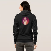Lichtsterkte Paarse Hoodie (Achterkant volledig)