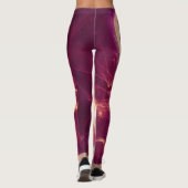 Lichtsterkte Paarse Leggings (Achterkant)