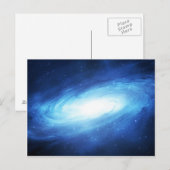 lichtsterrenstelsel briefkaart (Voorkant / Achterkant)