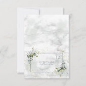 Lichtstoffige blauwe Eucalyptus Succulent Place Ca RSVP Kaartje (Voorkant)