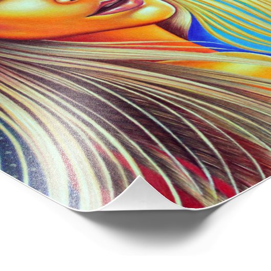 lichtstraal foto afdruk (Hoek)