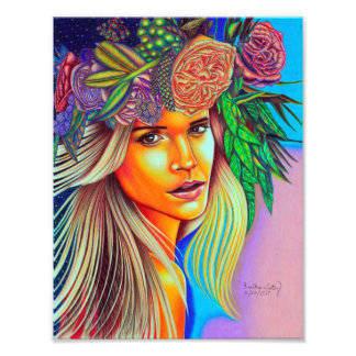 lichtstraal foto afdruk