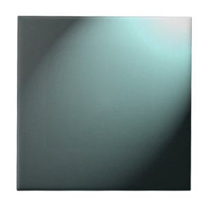 Lichtstraal op Diepe Turquoise Blue Tegeltje