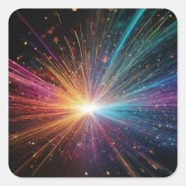 Lichtstraal Sticker