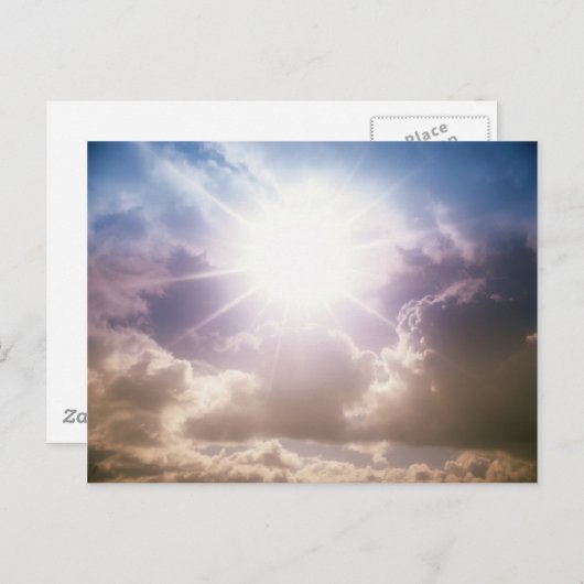 Lichtstralen Briefkaart (Voorkant / Achterkant)