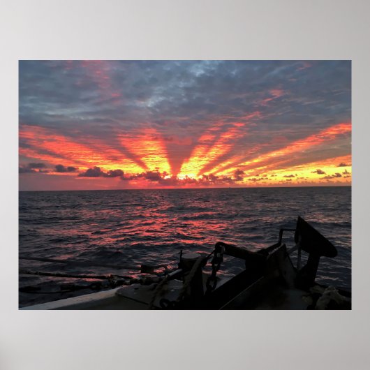 Lichtstralen Poster (Voorkant)