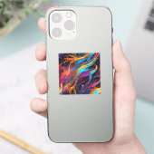 Lichtstralen Sticker (Telefoon)
