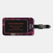 lichtstroom bagagelabel (Achterkant horizontaal)