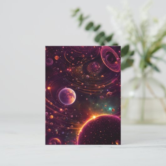 lichtstroom briefkaart (Staand voorkant)