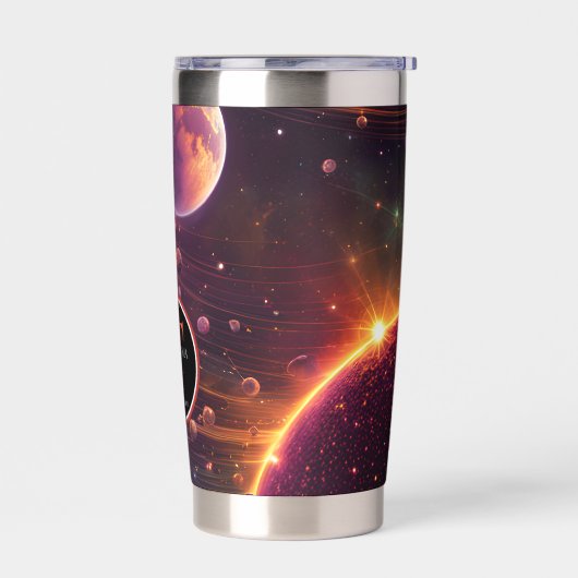 lichtstroom geïsoleerde drinkbeker (Links)