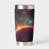 lichtstroom geïsoleerde drinkbeker (Achterkant)