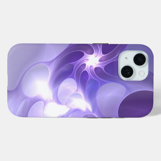 Lichtstroom Paarse Abstracte gloed Case-Mate iPhone Case (Achterkant (horizontaal))