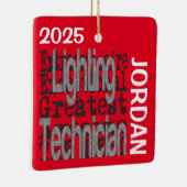 Lichttechnicus Extraordinaire CUSTOM Keramisch Ornament (Rechts)