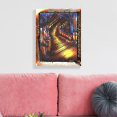 Lichttrappen Canvas Afdruk (Insitu (Woonkamer))