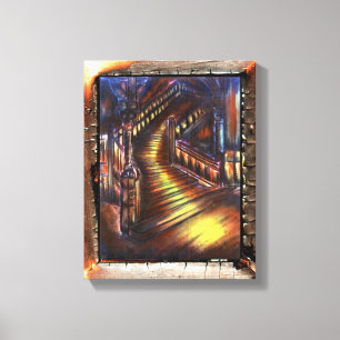 Lichttrappen Canvas Afdruk