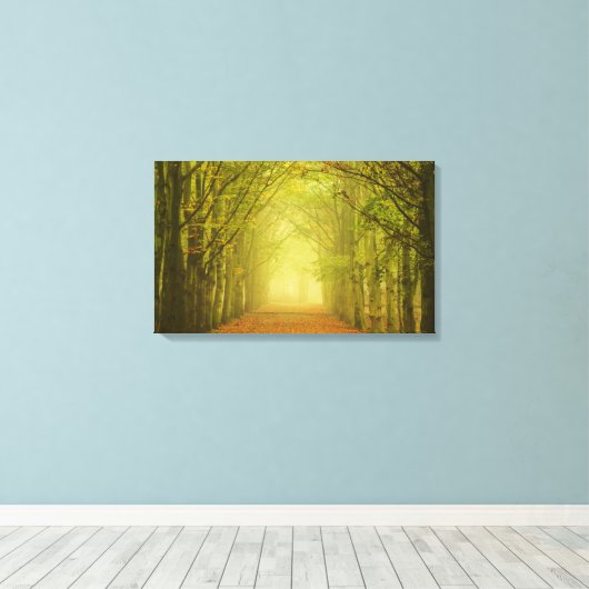 Lichttunnel Canvas Afdruk (Insitu (Houten vloer))