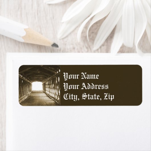 Lichttunnel Etiket (Insitu)