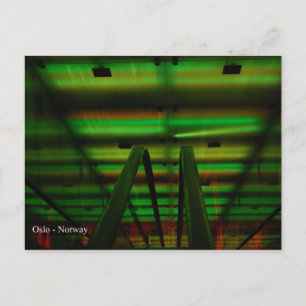 Lichttunnel - Oslo Briefkaart