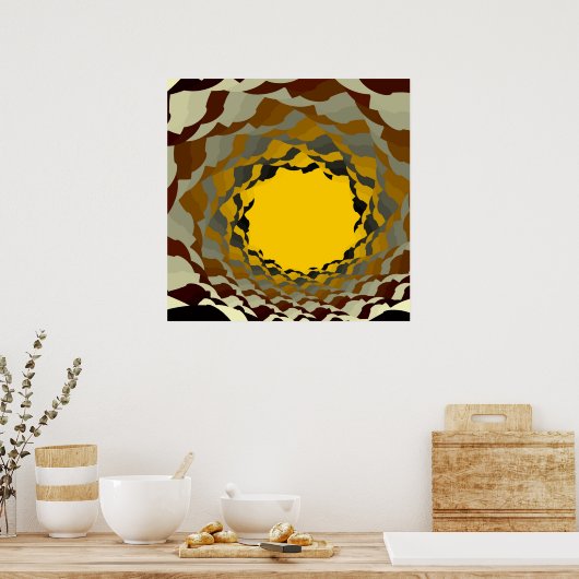 Lichttunnel Poster (Keuken)