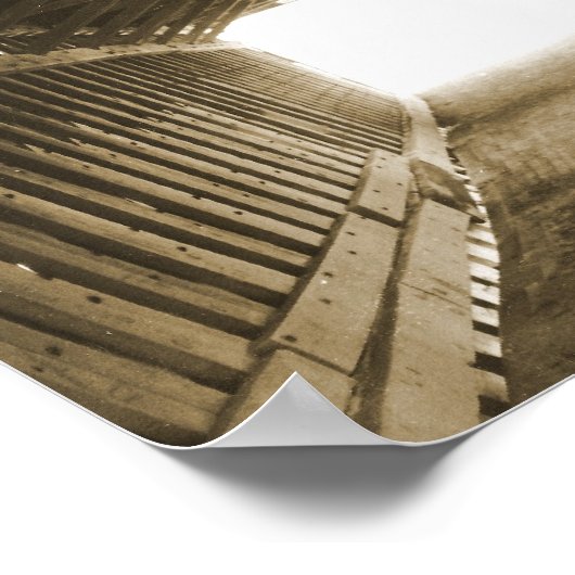 Lichttunnel Poster (Hoek)