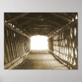 Lichttunnel Poster (Voorkant)