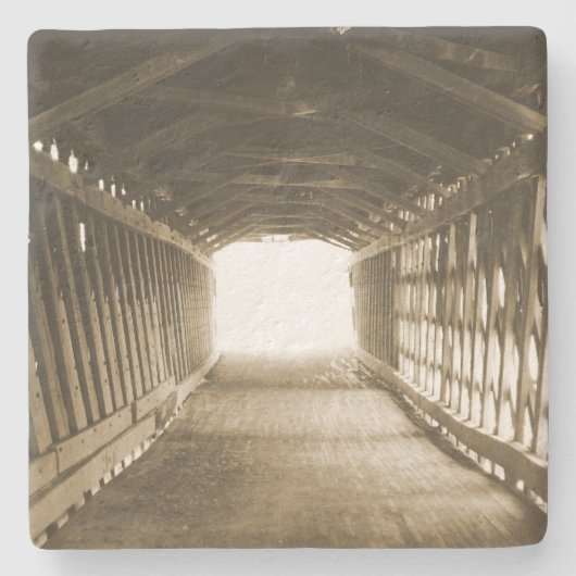 Lichttunnel Stenen Onderzetter (Voorkant)